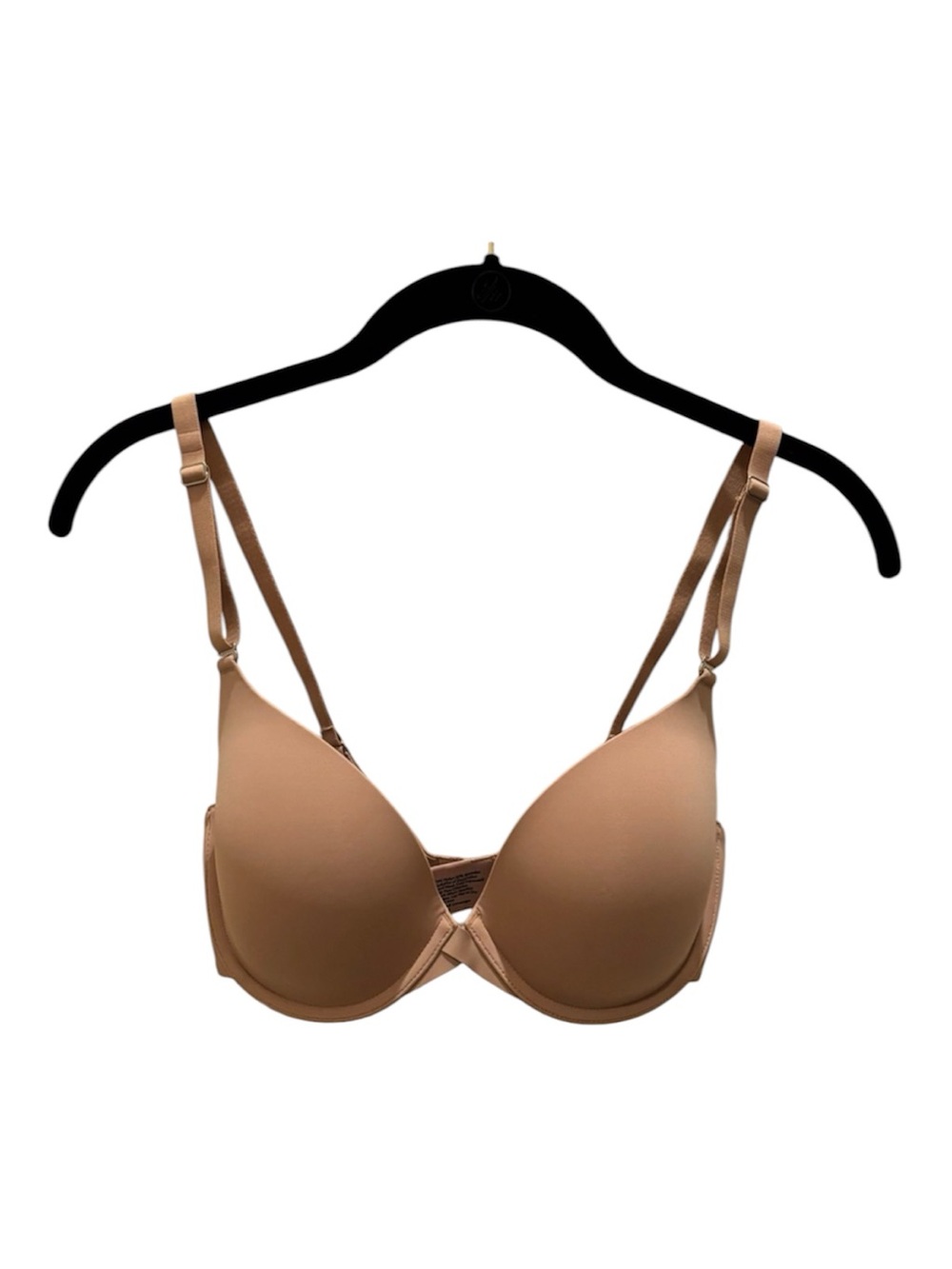 Soma NWOT Memorable Full Coverage bra TAN color size 34D memory foam microfiber